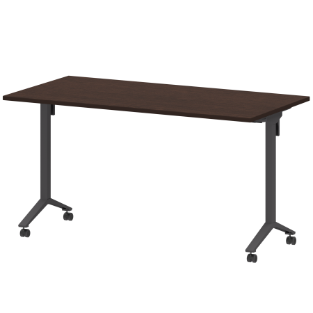 Стол мобильный складной Моби МБ22-140.70 1400x700x750 (Дуб венге/Антрацит)
