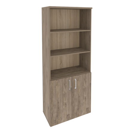 Шкаф высокий широкий Onix O.ST-1.1 800x420x1977 (Тиквуд Темный)