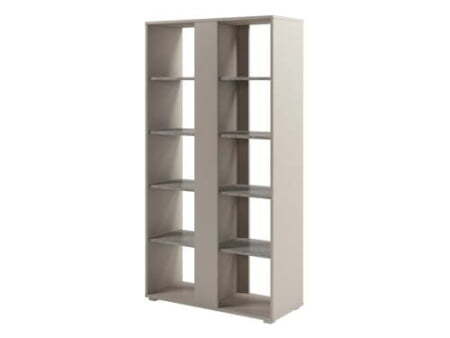 Стеллаж с планкой высокий Solution D-74 950x396x1820 (Бетон/Кашемир)