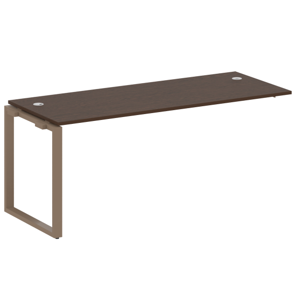 Проходной наборный элемент рабочей станции Metal System Style БО.ПРС-СП-1.5 1800x720x750 (Венге Цаво/Мокко металл)