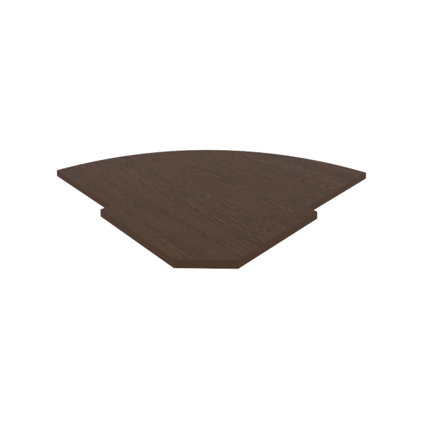 Полка для угловой секции Riva А.РС-5.1 815x815x22 (Венге)