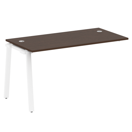 Проходной наборный элемент рабочей станции Metal System Style БА.ПРС-СП-1.3 1400x720x750 (Венге Цаво/Белый металл)