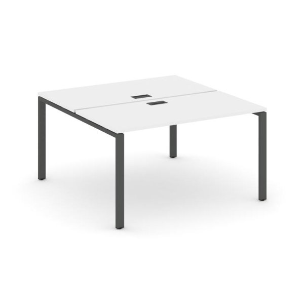 Рабочая станция 2-х сторонняя SN-6P.DRS-021 (980х1632х750) (Белый/Металл Антрацит)