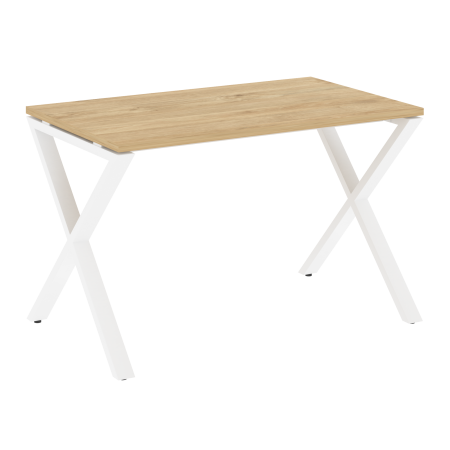 Стол рабочий VR.L-SRX-2.7 1180x720x750 (Тиквуд Светлый/Белый металл)