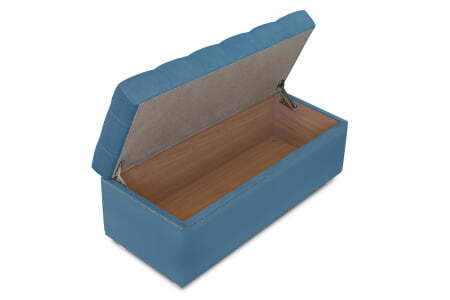 Банкетка Marcele 800 (820x420x450) Голубой (Голубой)