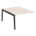 Наборный элемент рабочей станции на деревянных опорах Onix Wood OW.2.NRS-2.8 1180x1635x750 (Тиквуд Светлый/Дуб Темный)