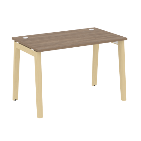 Стол рабочий на деревянных опорах Onix Wood OW.SP-2.7 1180x720x750 (Дуб Аризона/Дуб Светлый)