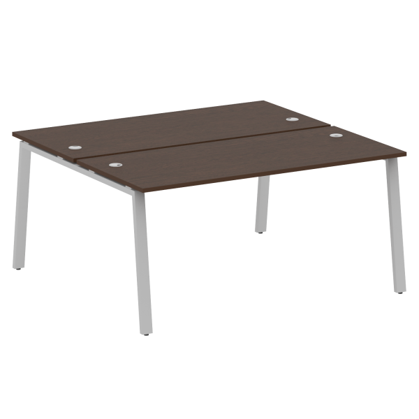 Рабочая станция Metal System Style БА.РАС-СП-2.4 1600x1475x750 (Венге Цаво/Серый металл)