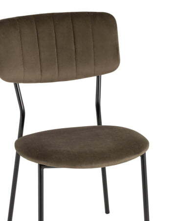 Стул Бандо велюр коричневый (Стул Бандо коричневый)