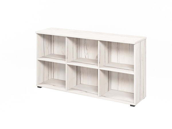 Тумба приставная к 2м столам с экраном L-68 1419х376х750 (Таксония Айвори)