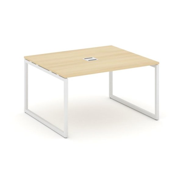 Стол переговорный SN-4O.SPRG-032 (1180х1180х750) (Акация Лорка/Металл Белый)