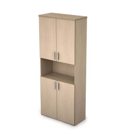 2Ш.005.4 Шкаф для документов высокий 790x370x1960 (Дуб)