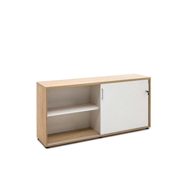 TOUR ШКАФ-КУПЕ 143х75 СМ (Дуб калиф/Белый)