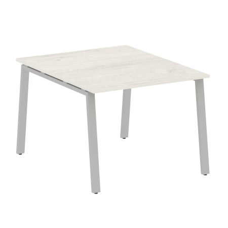 Стол для переговоров (1 столешница) на А-образном м/к Metal System Style БА.ПРГ-1.1 1000x1235x750 (Дуб наварра/Серый металл)