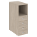 Тумба 4 ящика завершающая, левая Onix O.R-TV-4L 436x767x1185 (Тиквуд Светлый)