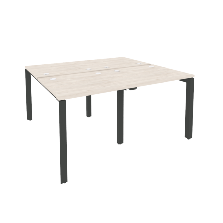 Рабочая станция на П-образном м/к Onix O.MP-D.RS-4.0.7 1560x1475x750 (Денвер Светлый/Черный металл)