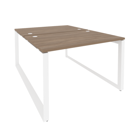 Рабочая станция на О-образном м/к Onix O.MO-D.RS-2.2.8 1180x1635x750 (Дуб Аризона/Белый Металл)
