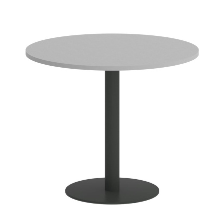 Стол круглый VR.SP-5-90.1 900x900x750 (Серый/Антрацит Металл)