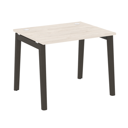 Стол рабочий на деревянных опорах Onix Wood OW.SP-1.8 980x800x750 (Денвер Светлый/Дуб Темный)