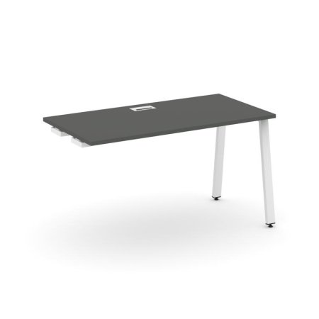 Стол-приставка к опорным элементам SN-6A.OPRS-024 (1580х800х750) (Антрацит/Металл Белый)