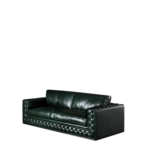 Диван офисный Клиф (М-34) 2-х местный (Зеленый)