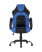 Кресло игровое TopChairs Racer Midi черно-синее (Геймерское кресло Racer Midi черный, синий)
