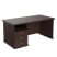 Стол руководителя однотумбовый (левый Raut RDT 168L 1600x800x750 (Дуб Девон)