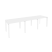 Рабочая станция на П-образном м/к Onix O.MP-RS-3.1.8 2940x800x750 (Тиквуд Темный/Белый Металл)