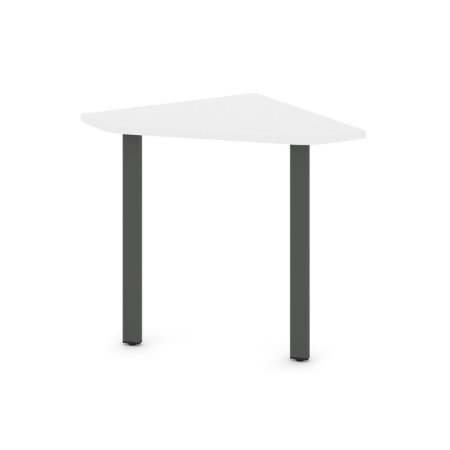 Угловой элемент стола SN-6.USP-021 (800х800х750) (Белый/Металл Антрацит)