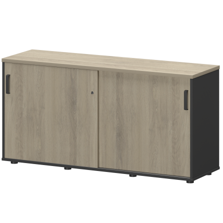 Тумба-купе Смарт СМТ-15.7К Тип2 1496x444x750 (Графит/Кронберг)