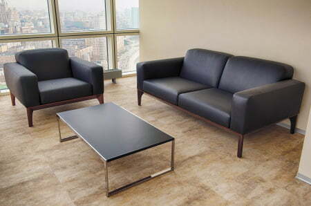 FIOTTO Диван 2-местный (ЧЕРН/ТАБАК)