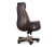 Кресло офисное / Трон / коричневая кожа (Коричневый)