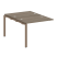 Проходной наборный элемент рабочей станции Metal System Style БП.ПРС-СП-2.1 1000x1475x750 (Дуб Наварра/Серый металл)