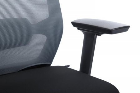 Кресло Fix RCH 851E-3D-M3 Серый/Черный (Серый/Черный)