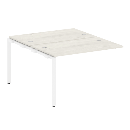 Проходной наборный элемент рабочей станции Metal System Style БП.ПРС-СП-2.2 1200x1475x750 (Дуб Наварра/Белый металл)