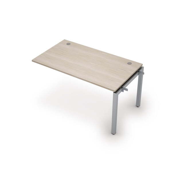 6МБС.5189 Линейная бенч-система, средний модуль (1400x800x750) (Шамони светлый/Алюминий матовый)