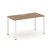 Стол письменный SN-6P.SP-002 (1180х600х750) (Дуб Табак/Металл Белый)