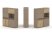 Тумба двойная + высокая надставка ES.NB.2V-32 (1500х410х1520) (Латте/Тиквуд Светлый)