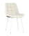 Стул Флекс велюр светло-бежевый белые ножки (Стул Флекс светло бежевый)