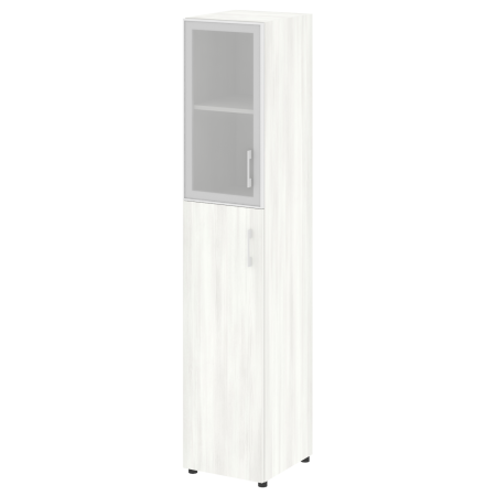 Шкаф высокий узкий нужен топ левый LT.SU 1.7R L 400x450x1990 (Снежная Патина)