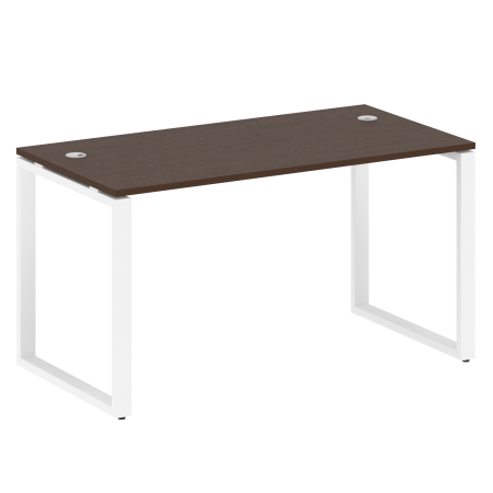 Стол письменный Metal System Style БО.СП-3 1400x720x750 (Венге Цаво/Белый металл)