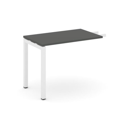 Брифинг-приставка SN-5P.BR-003 (980х600х750) (Антрацит/Металл Белый)