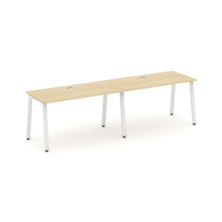 Рабочая станция 1 сторонняя SN-6A.ORS-003 (2760х600х750) (Акация Лорка/Металл Белый)