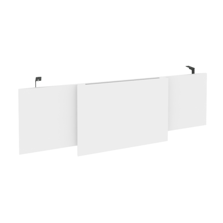 Царга стола руководителя Onix O.M-CSR-4 1340x450x54 (Белый Бриллиант/Антрацит)