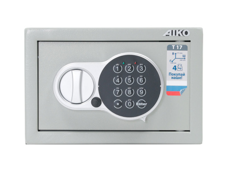 Мебельный сейф AIKO Т-17 EL (Серый)