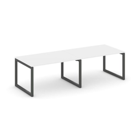 Стол переговорный SN-5O.SPRG-014.3 (3160х980х750) (Белый/Металл Антрацит)