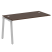 Проходной наборный элемент рабочей станции Metal System Style БА.ПРС-СП-1.3 1400x720x750 (Дуб Наварра/Серый металл)