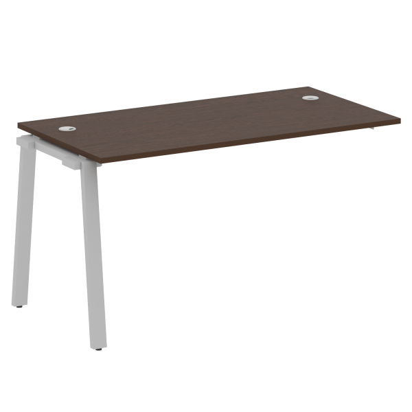 Проходной наборный элемент рабочей станции Metal System Style БА.ПРС-СП-1.3 1400x720x750 (Венге Цаво/Серый металл)