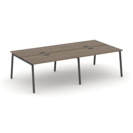 Рабочая станция 2-х сторонняя SN-4A.DRS-042 (2360х1432х750) (Вяз Благородный/Металл Антрацит)