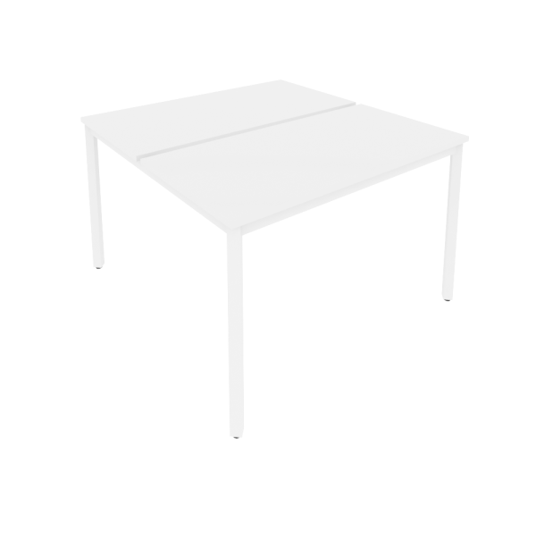 Рабочая станция на металлокаркасе Slim С.СП-4.2 1180x1235x750 (Белый/Белый металл)